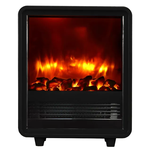 balderia-george-elektrokamin-schwarz-mit-2000w-heizung image 1