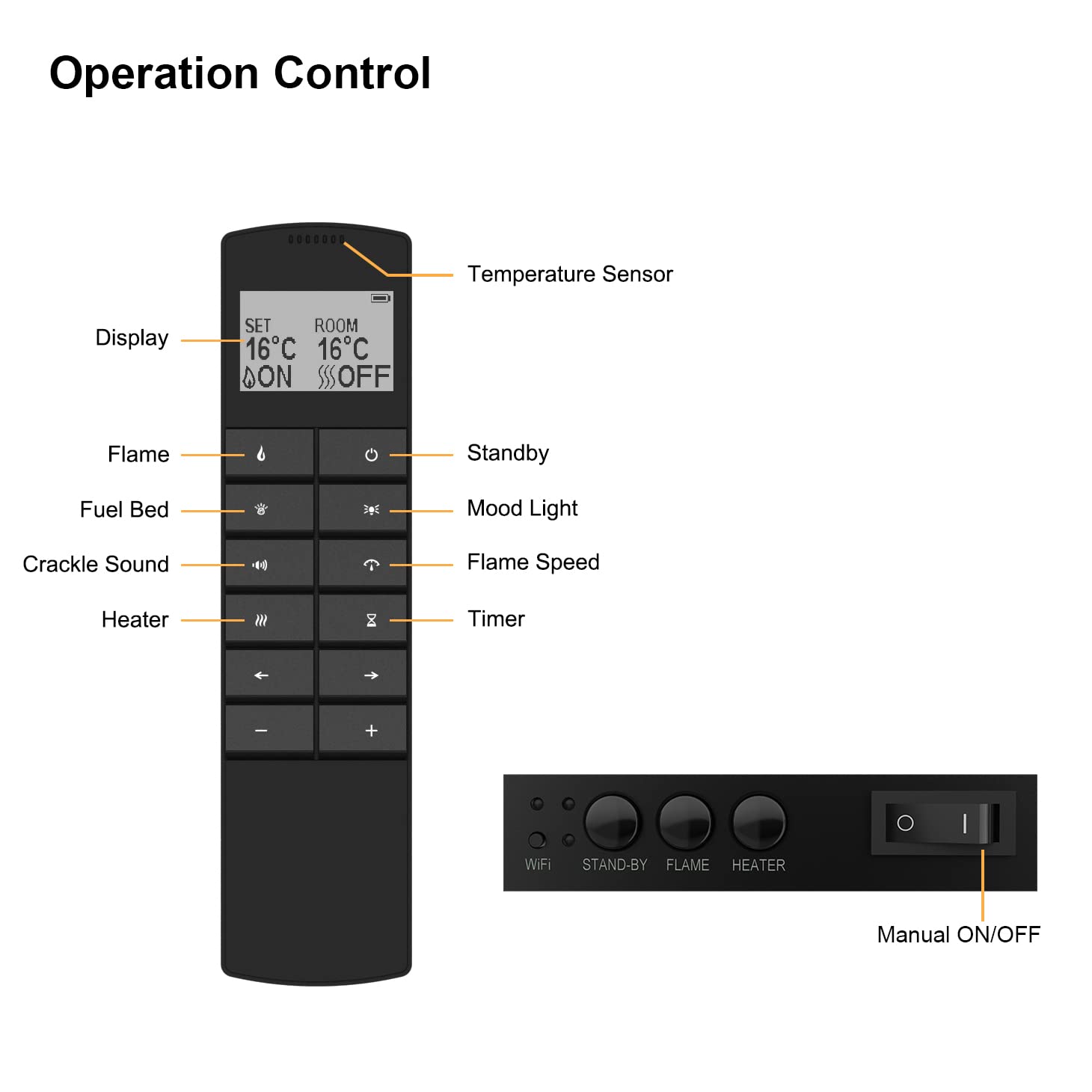 balderia-costas-elektrokamin-2000w-schwarz-wifi-einbau image 6