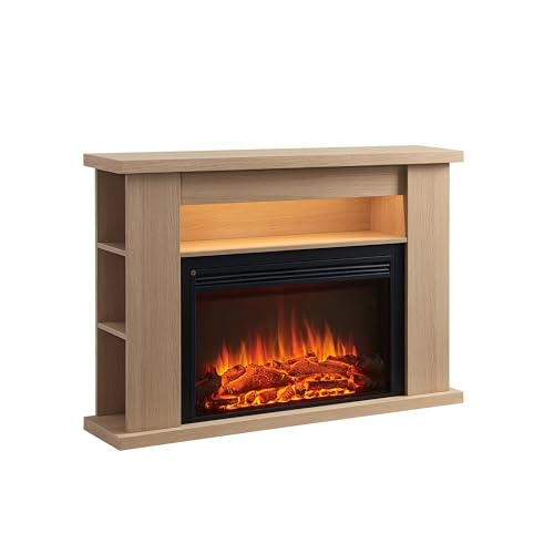 balderia-ruby-standkamin-elektrokamin-hellbraun-2000w-mit-heizung image 7