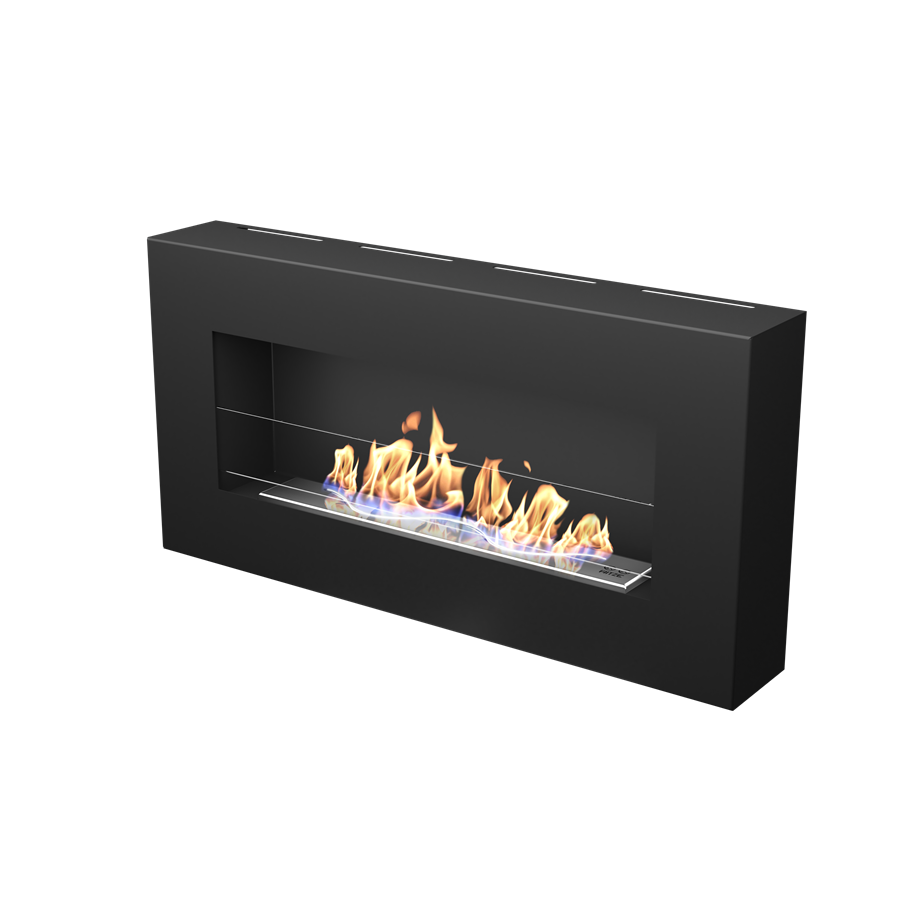 hitze-jazz-bioethanol-wandkamin-h-ngend-schwarz image 2