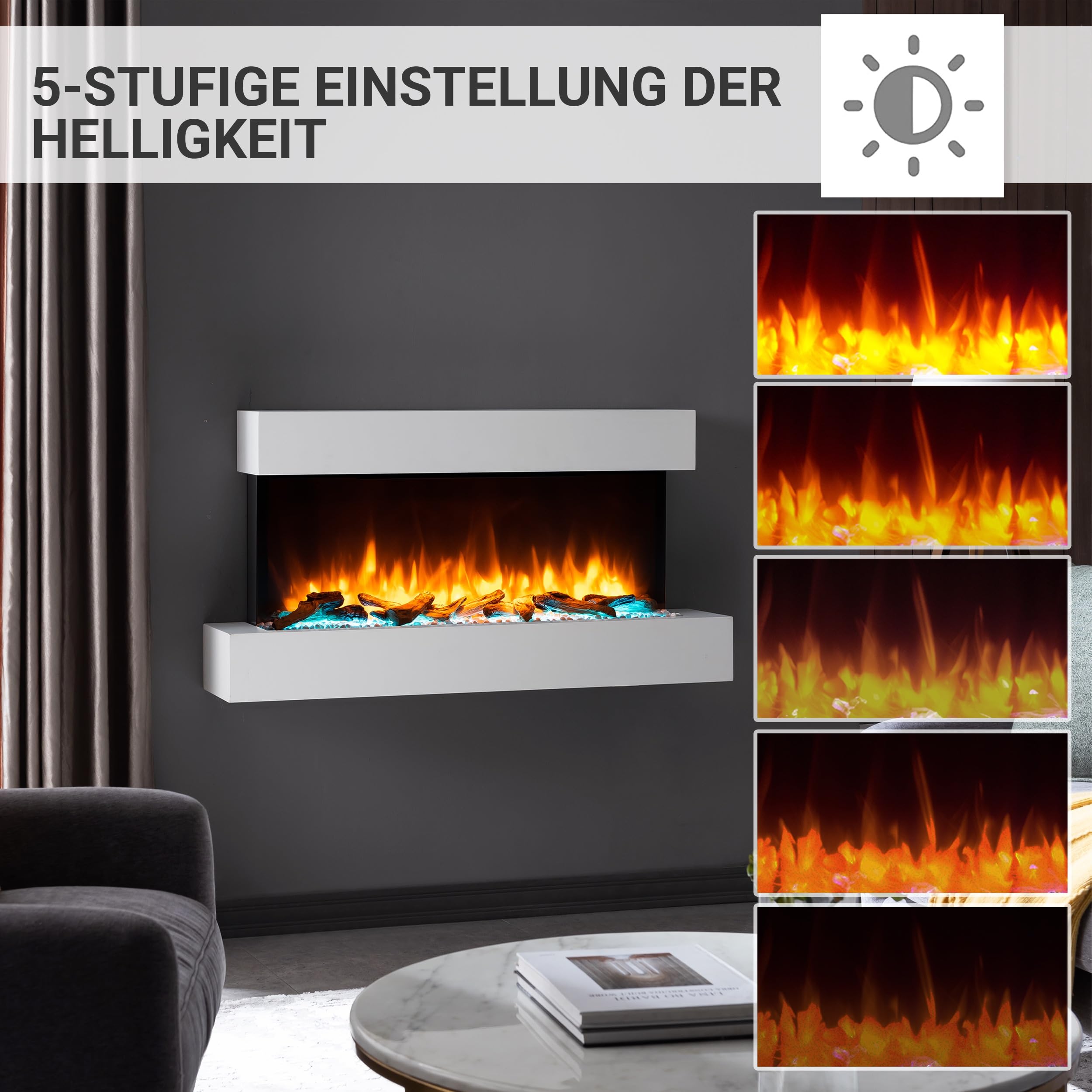 balderia-ignis-elektrokamin-wand-wei-mit-heizung image 4