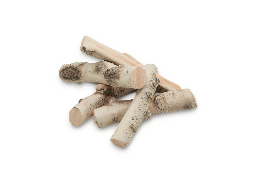 hitze-keramikscheite-biokamin-set-ii-deko-holzscheite image 1
