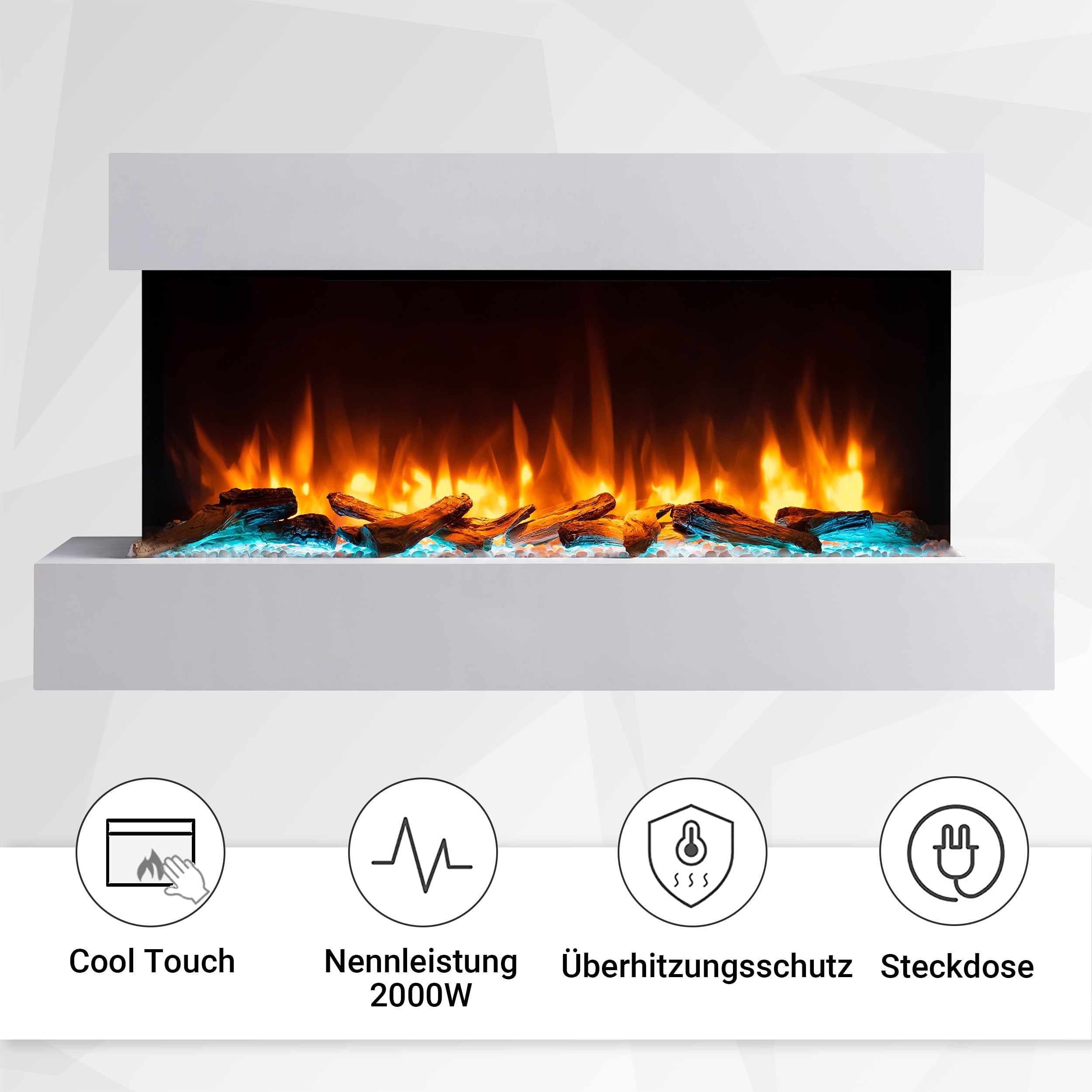 balderia-ignis-elektrokamin-wand-wei-mit-heizung image 8