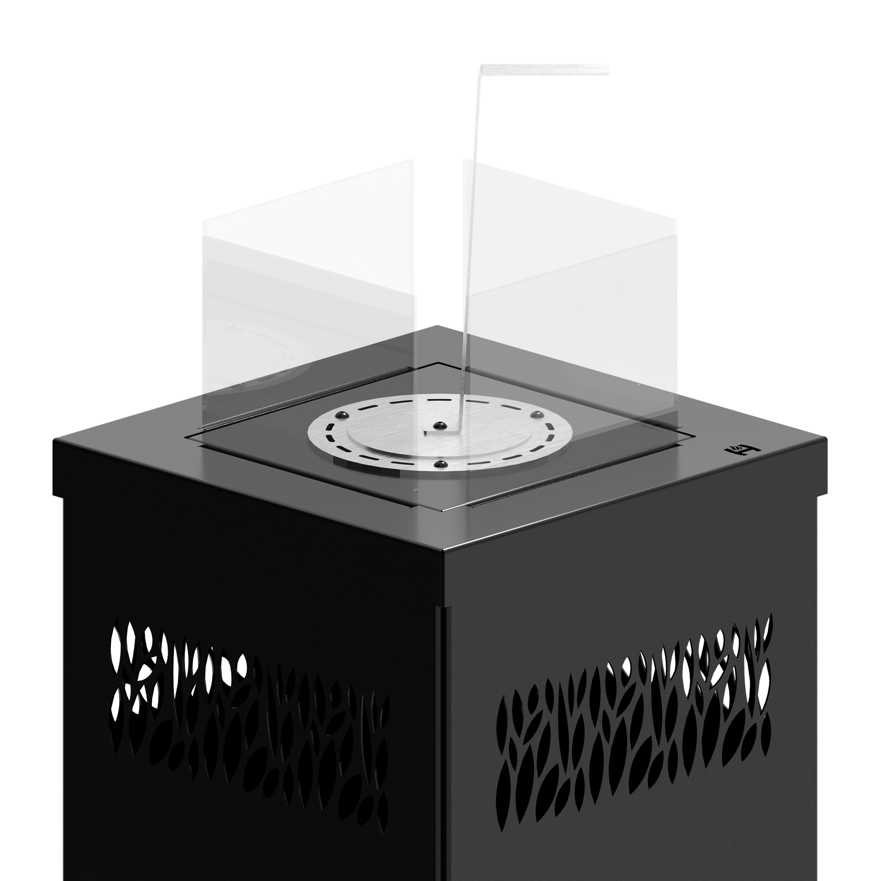 hitze-karif-bioethanol-kamin-freistehend-schwarz image 3