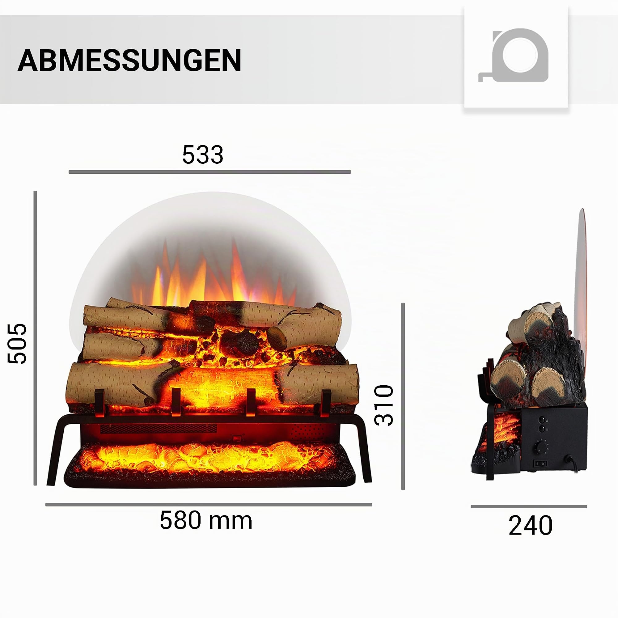 balderia-lily-kamineinsatz-birkenholz-1500w-knistern image 5