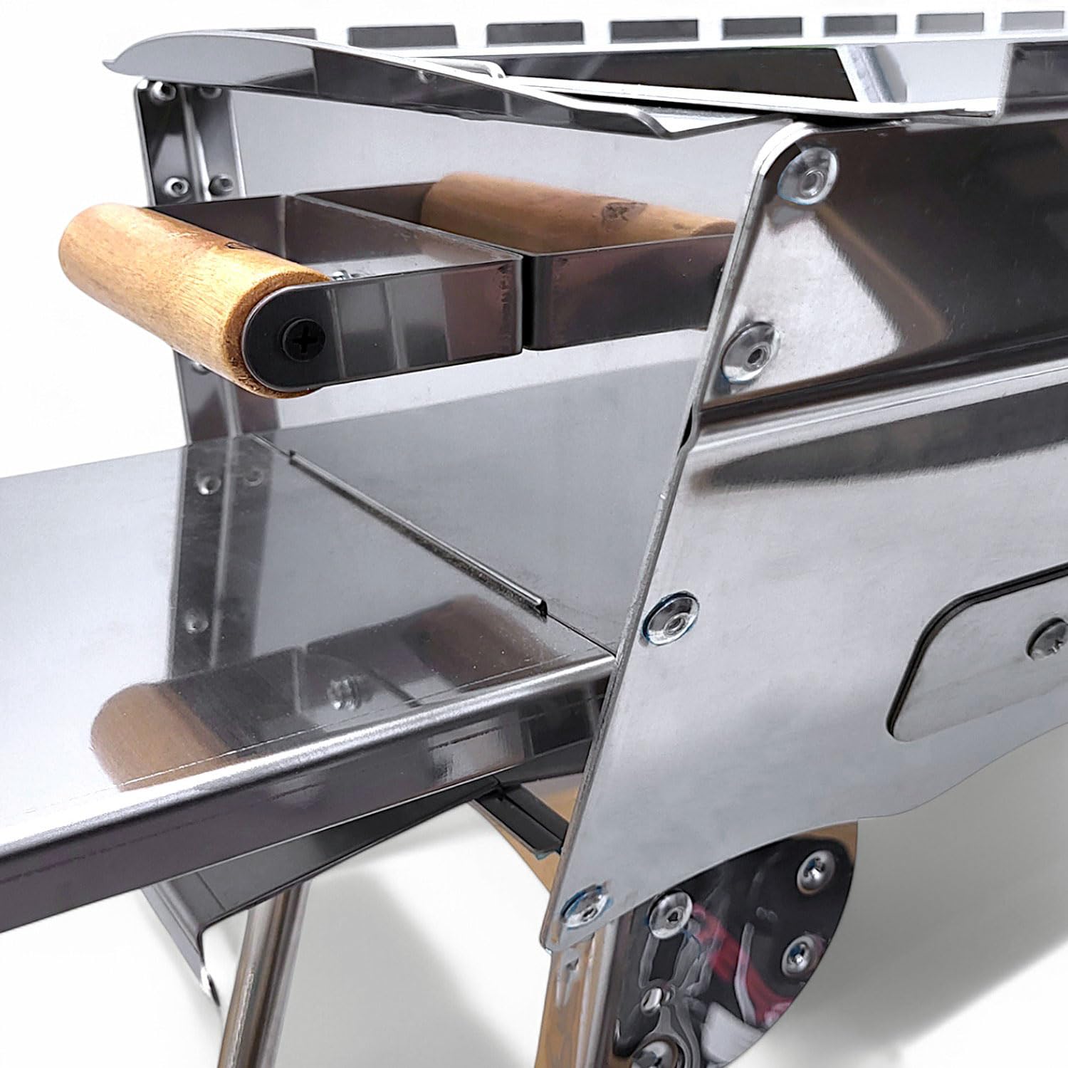 grillpeter-mangal-schaschlikgrill-edelstahl-2mm-mit-spie-dreher image 6