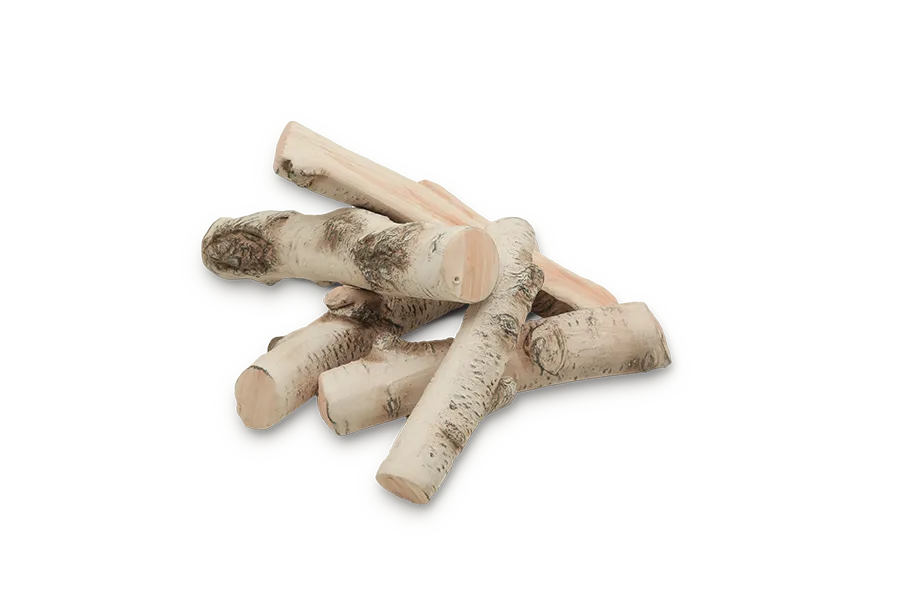 hitze-keramikscheite-biokamin-set-ii-deko-holzscheite image 1