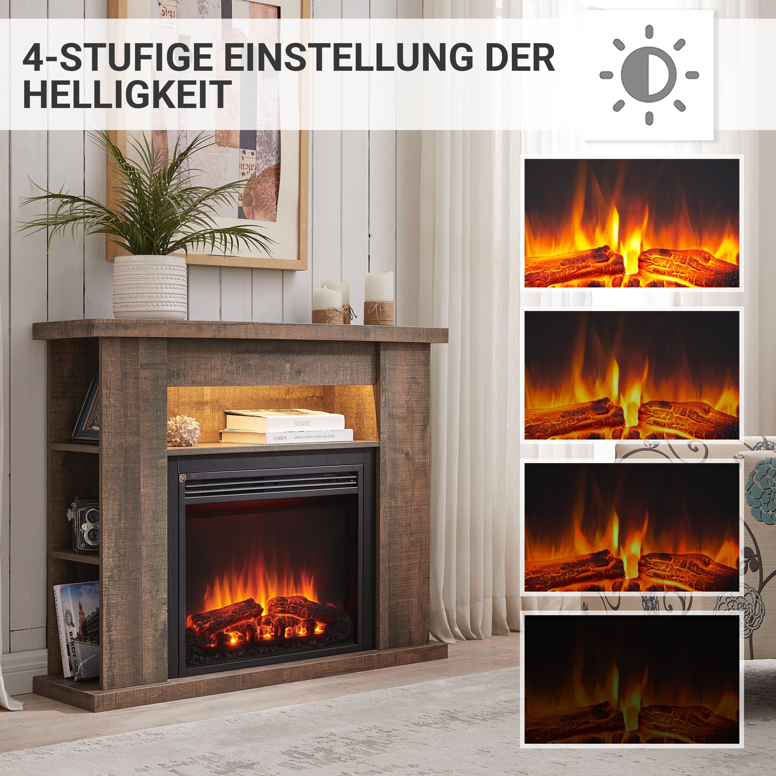 balderia-william-elektrokamin-2000w-dunkelbraun-3d-flamme image 3
