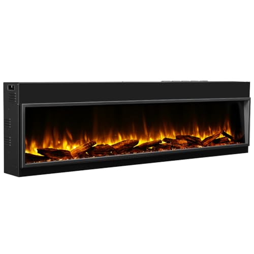 balderia-amazona-80-zoll-einbaukamin-schwarz-mit-heizung image 3