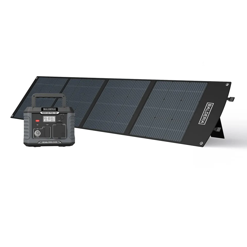 balderia-pps500-powerstation-mit-solarpanel-200w-500w-400wh image 1