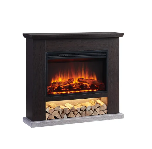 balderia-archie-elektrokamin-dunkelbraun-2000w-3d-flamme image 1