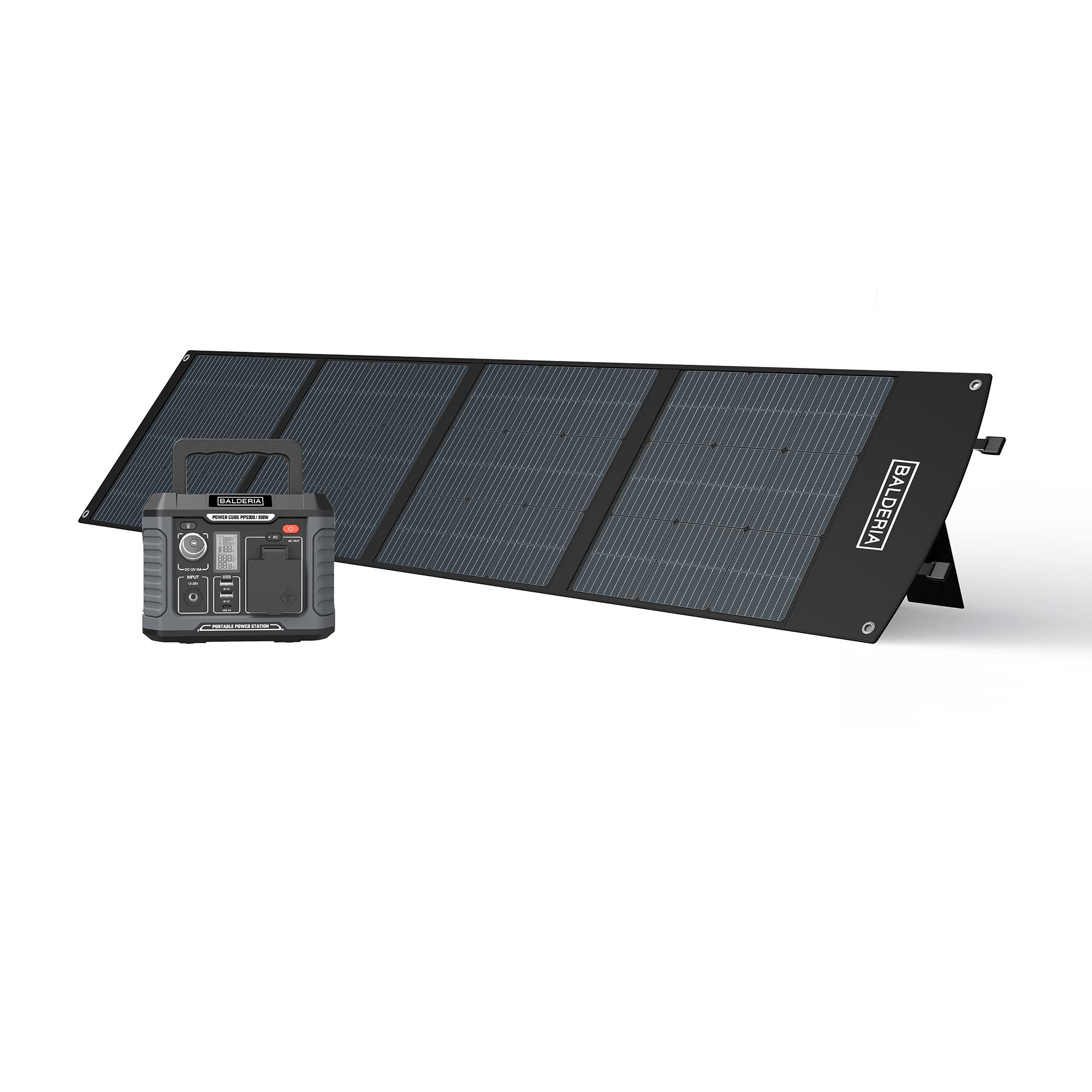 balderia-pps300-powerstation-300w-mit-solarpanel-200w image 1