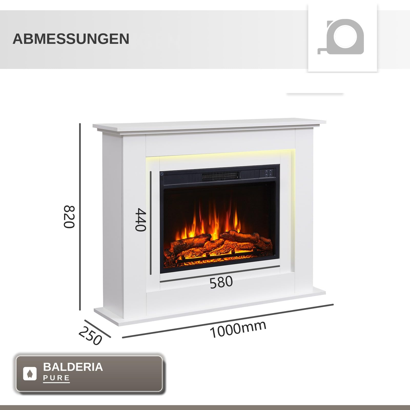 balderia-finn-standkamin-elektrokamin-wei-mit-heizung-2000w image 6