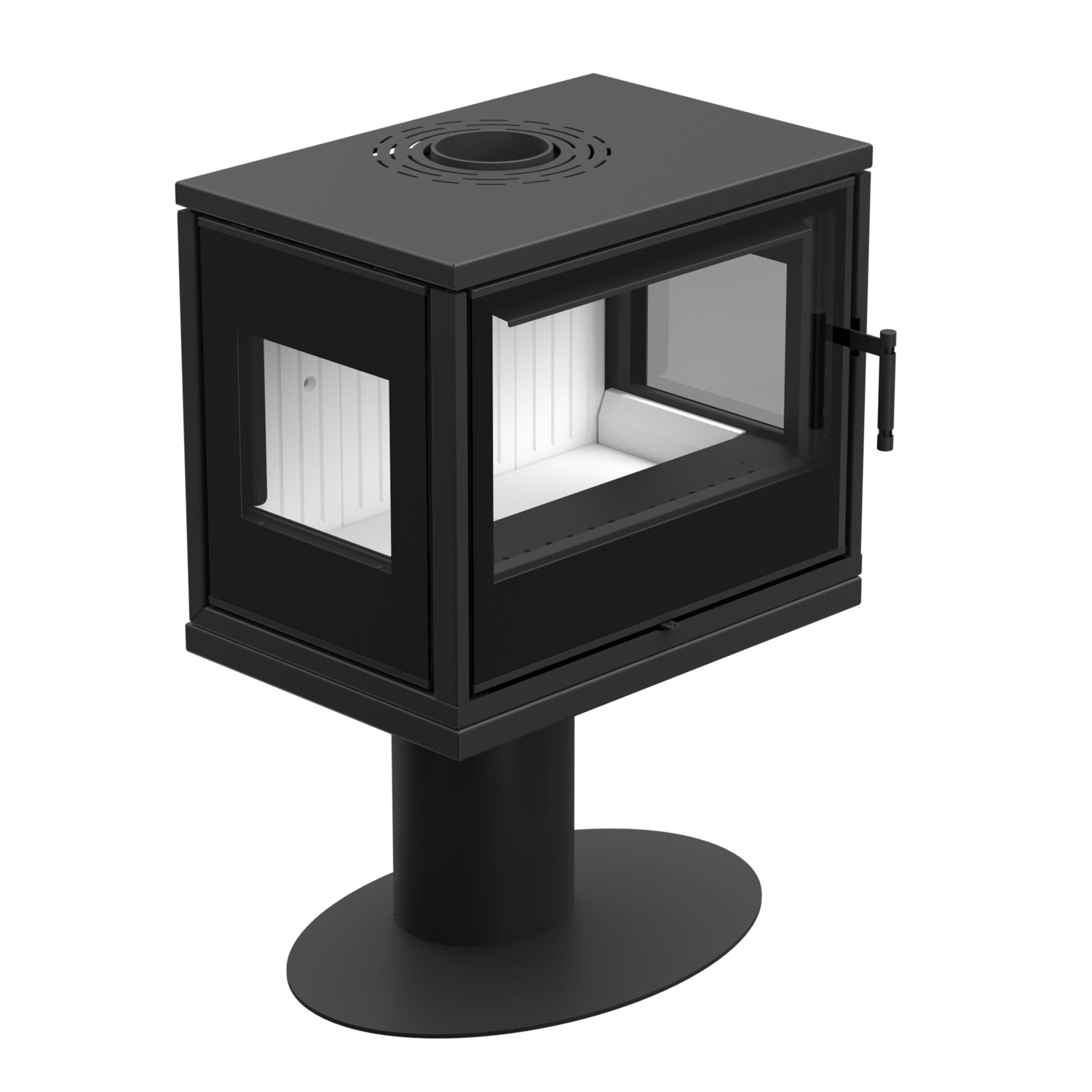 hitze-cubo-cf-3s-700-kaminofen-3-seitig image 1