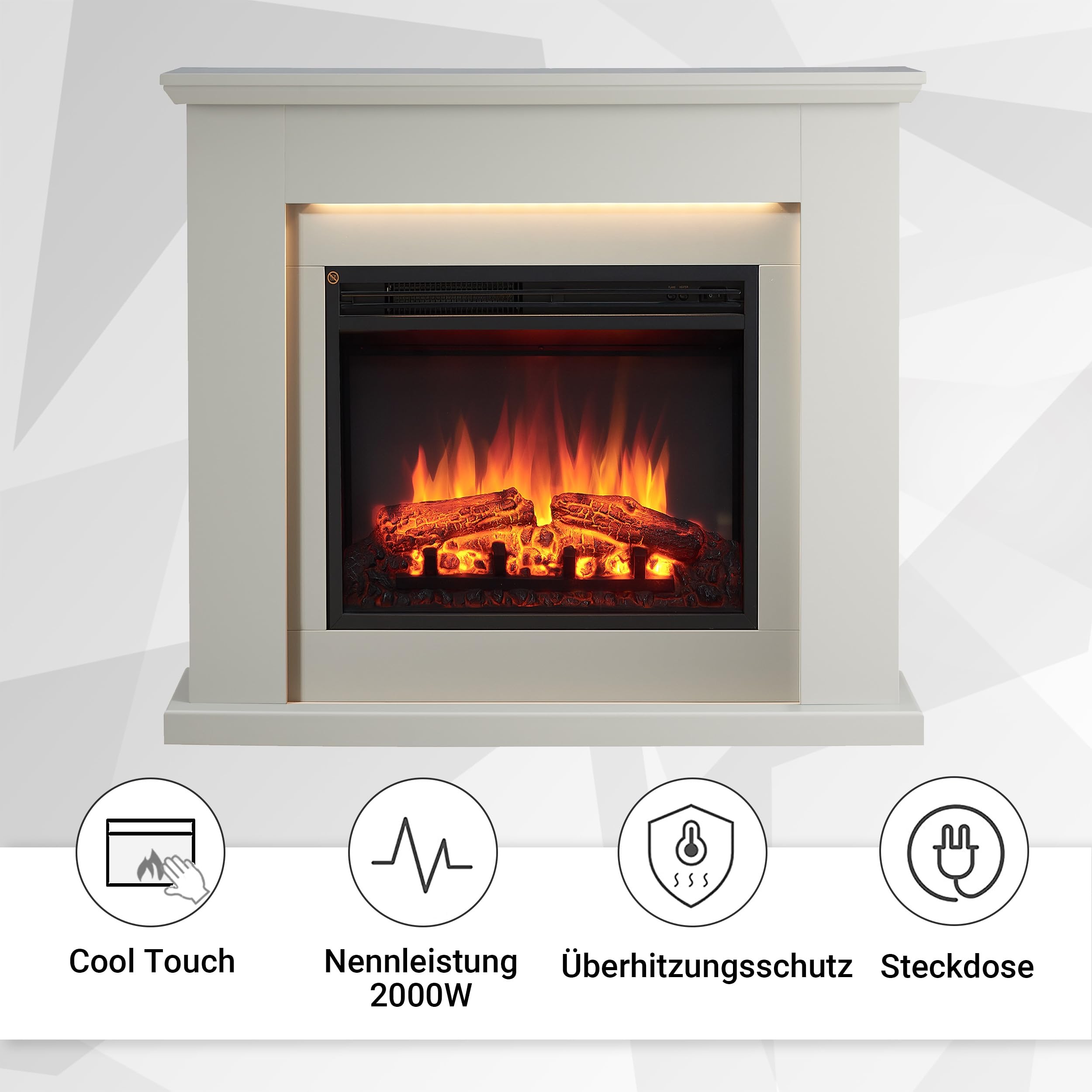 balderia-hektor-elektrokamin-2000w-grau-mit-3d-flamme image 6