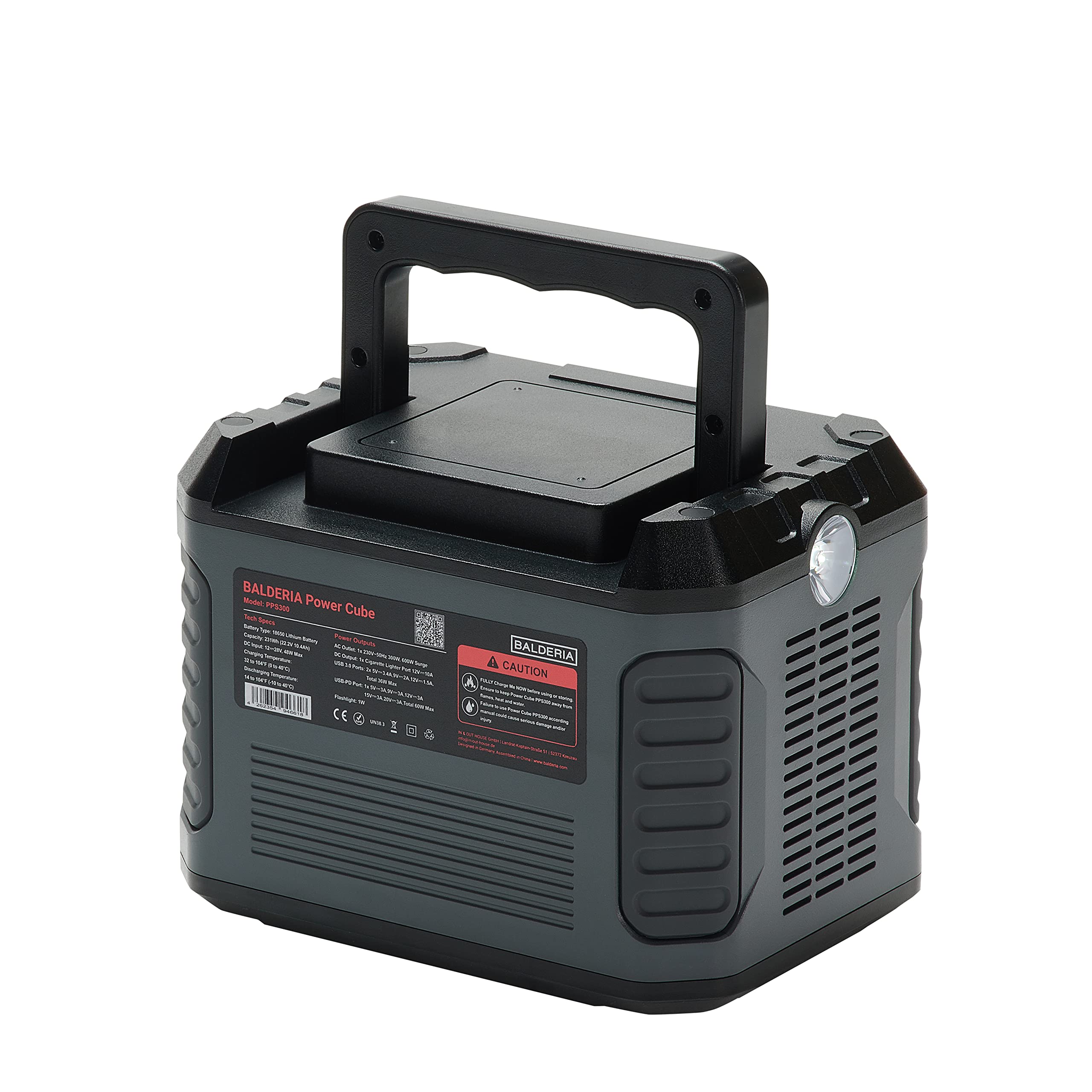 balderia-power-cube-pps300-powerstation-231wh-300w image 2