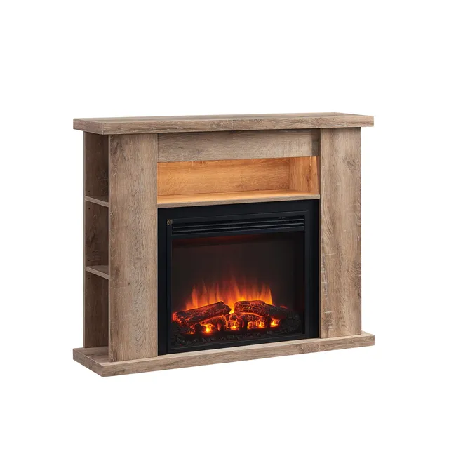 balderia-william-elektrokamin-2000w-hellbraun-3d-flamme image 1