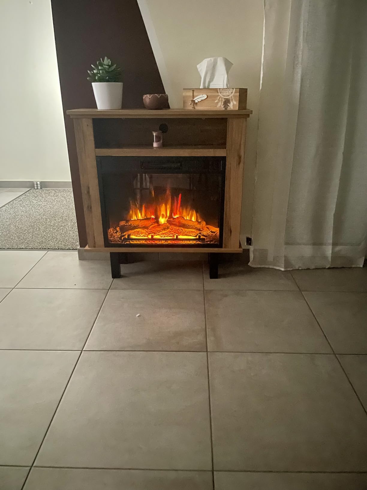 Flamme regelbar
