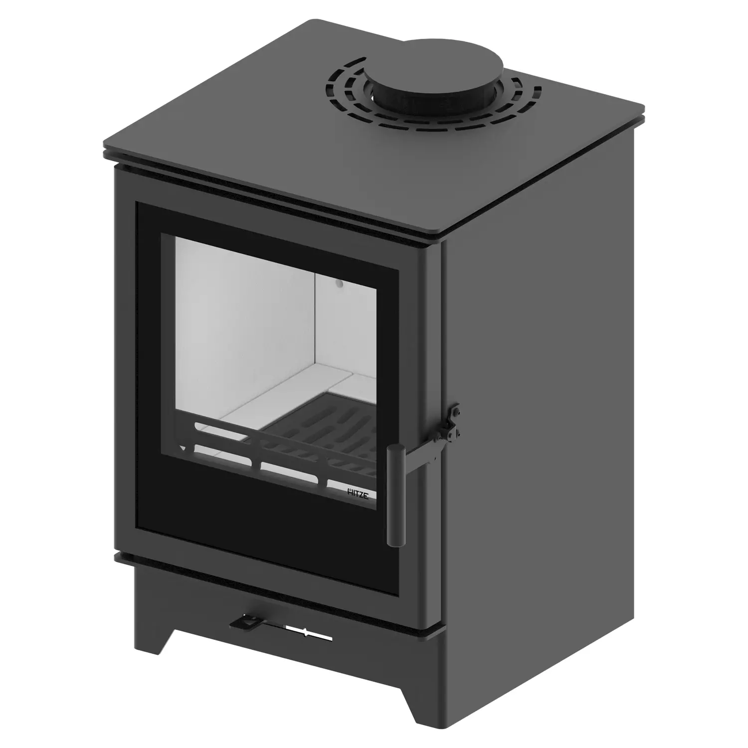 hitze-gatto-s-kaminofen-freistehend-schwarz-glas image 2
