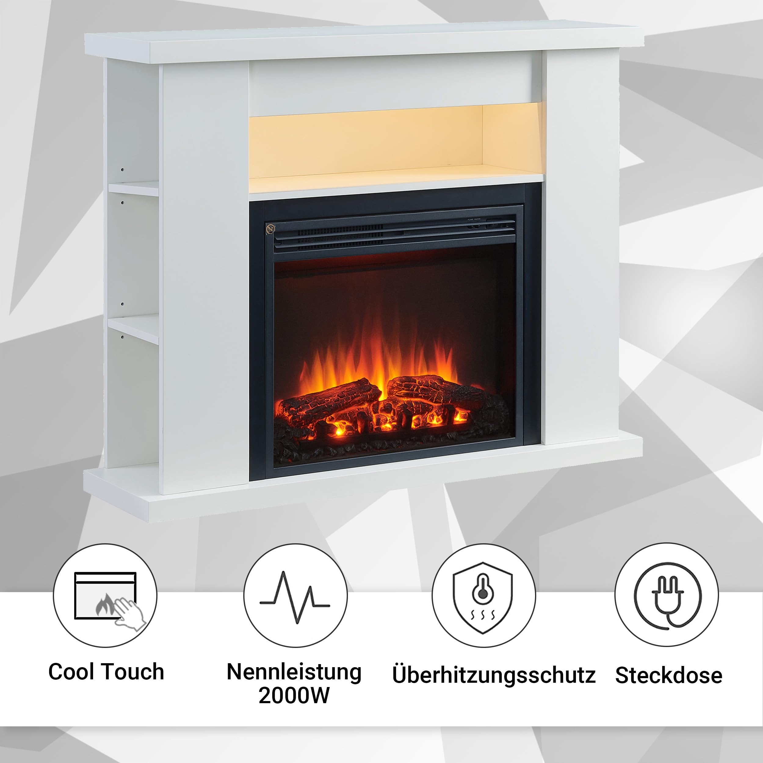 balderia-william-elektrokamin-wei-2000w-mit-3d-flamme image 6