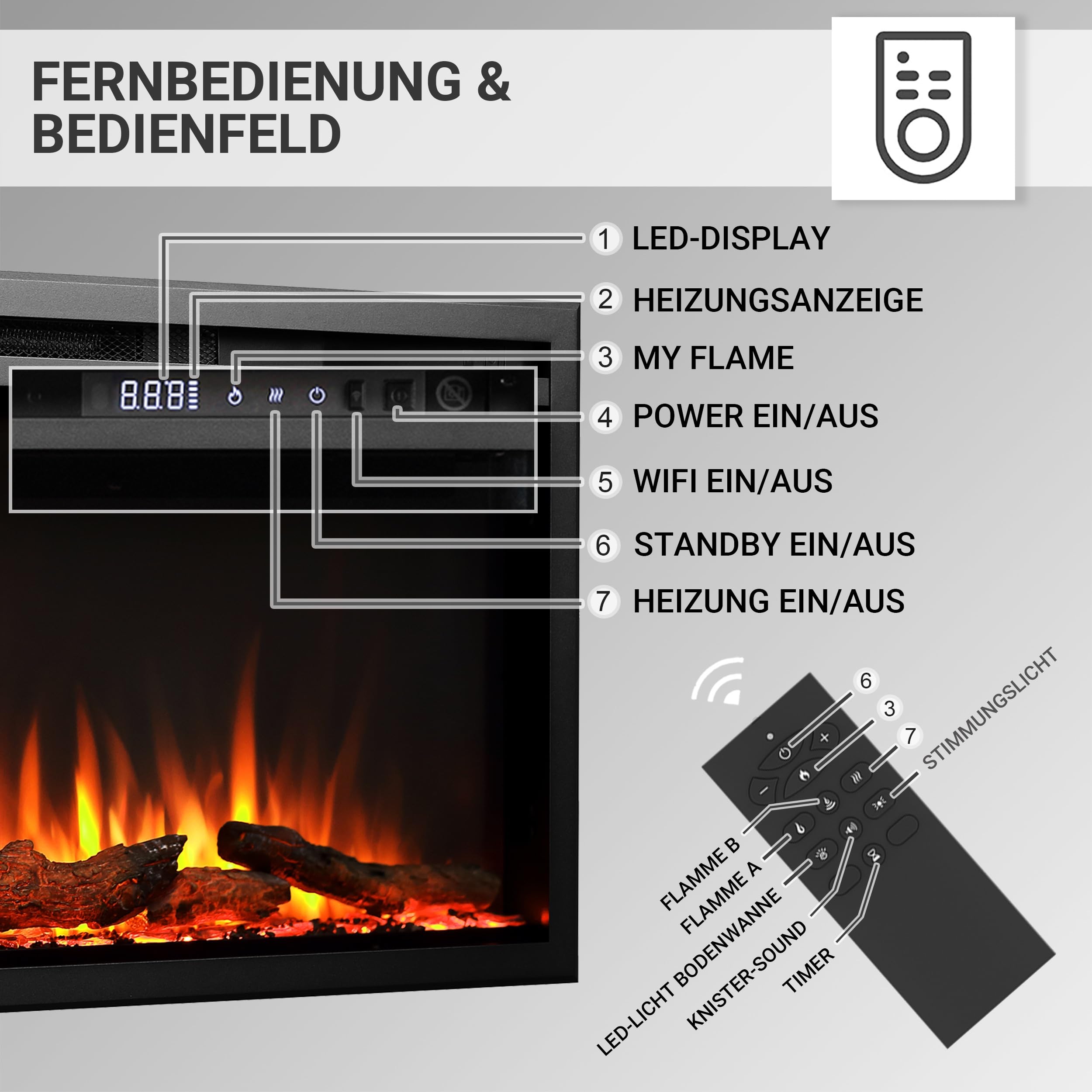 balderia-atalanta-einbaukamin-50-zoll-schwarz-2000w image 5