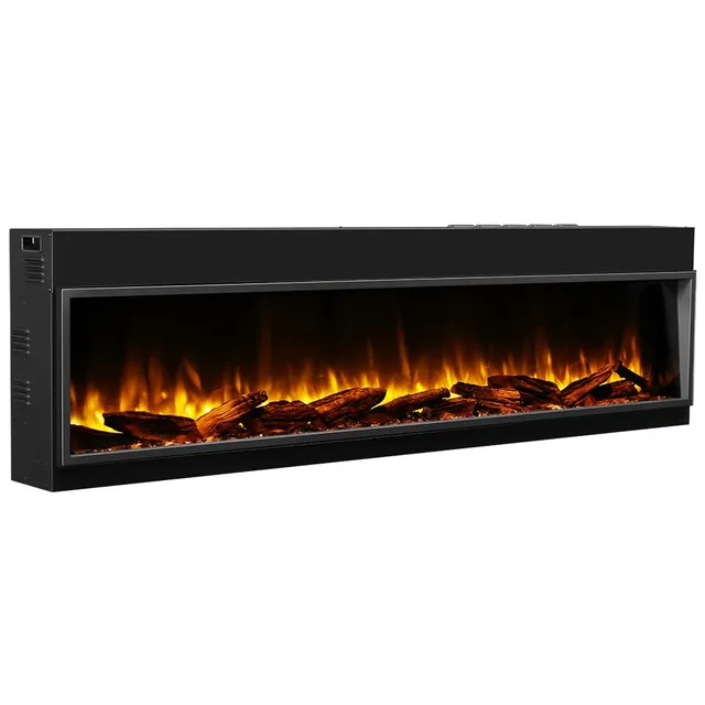 balderia-amazona-80-zoll-einbaukamin-schwarz-mit-heizung image 1