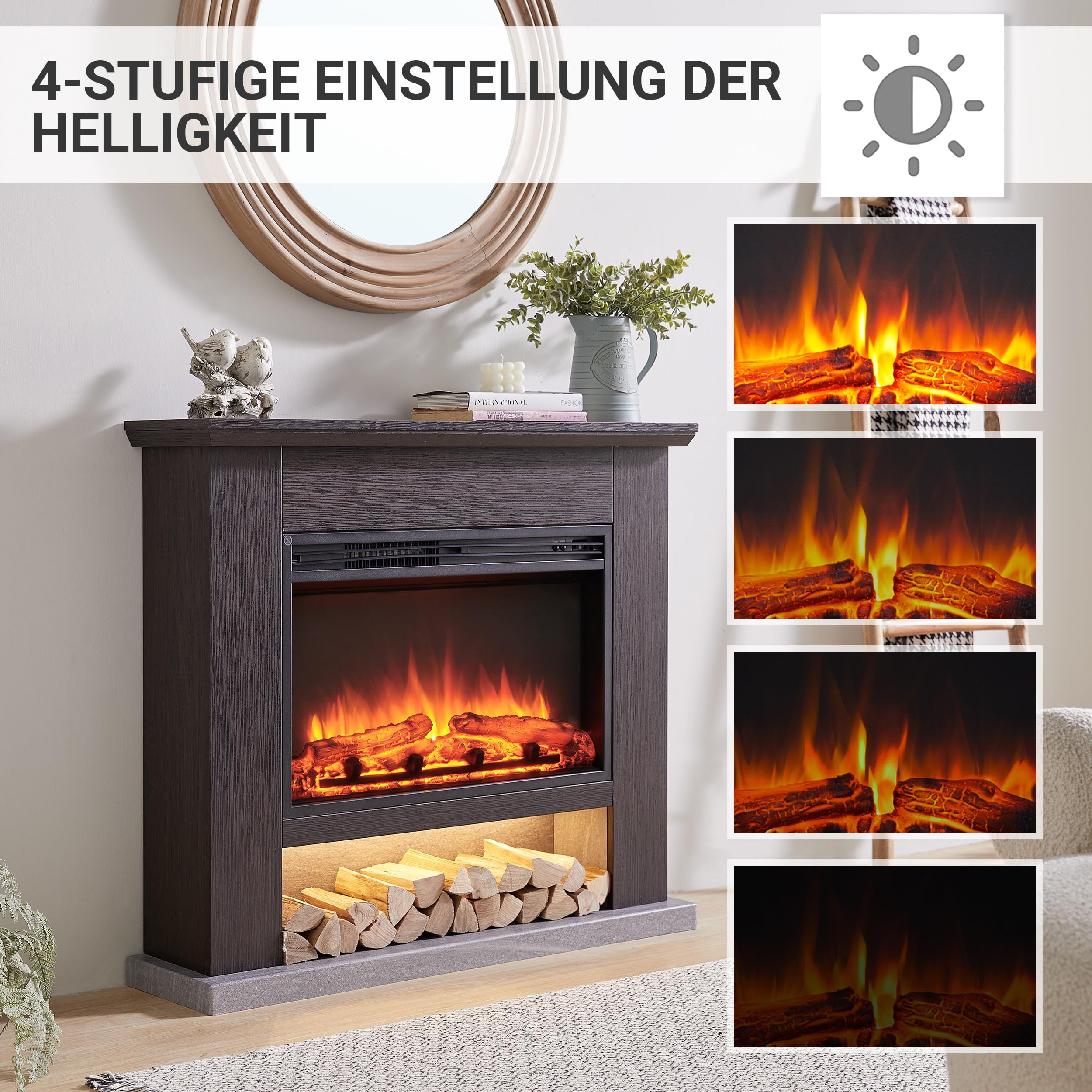 balderia-archie-elektrokamin-dunkelbraun-2000w-3d-flamme image 3