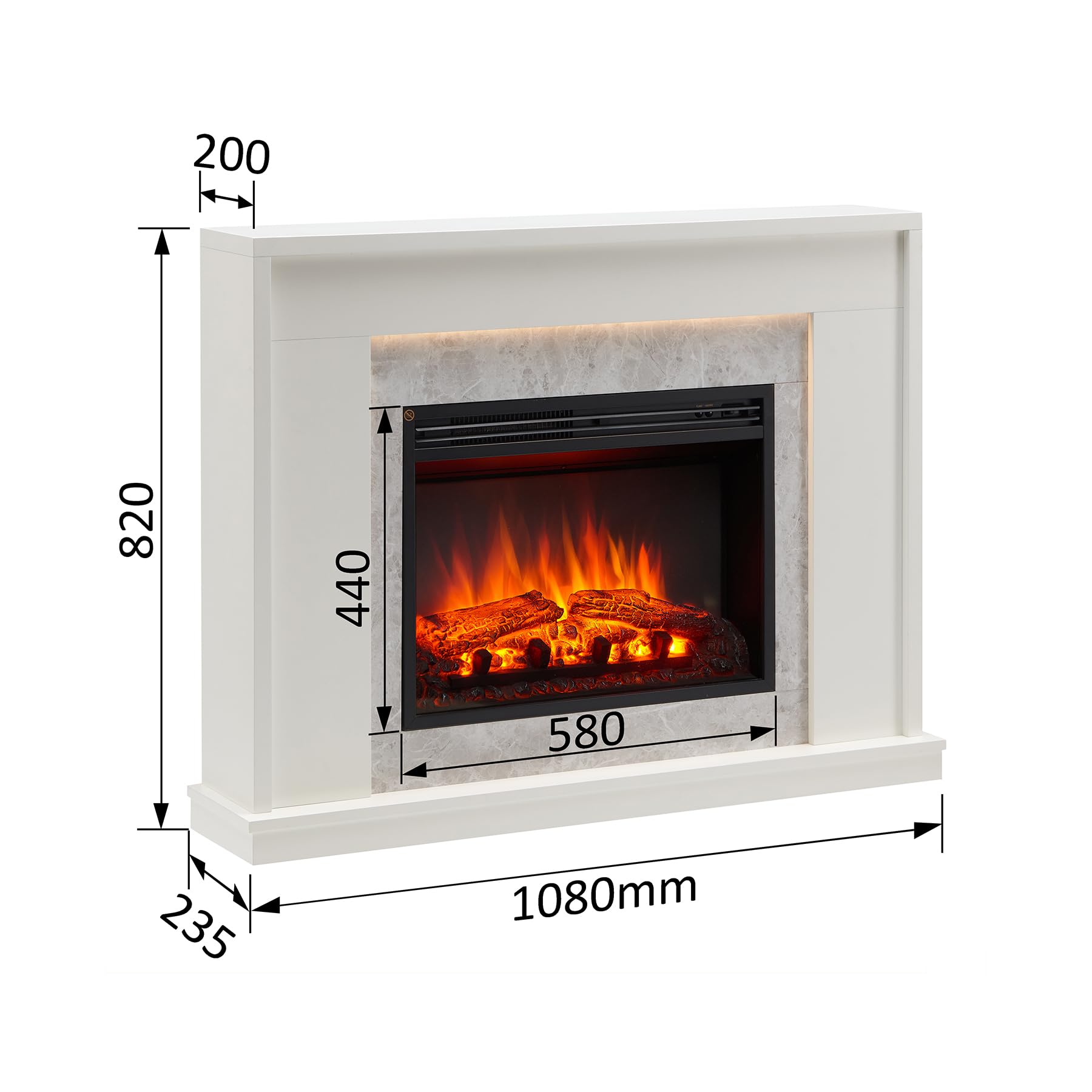 balderia-atropos-elektrokamin-2000w-wei-3d-flamme image 7