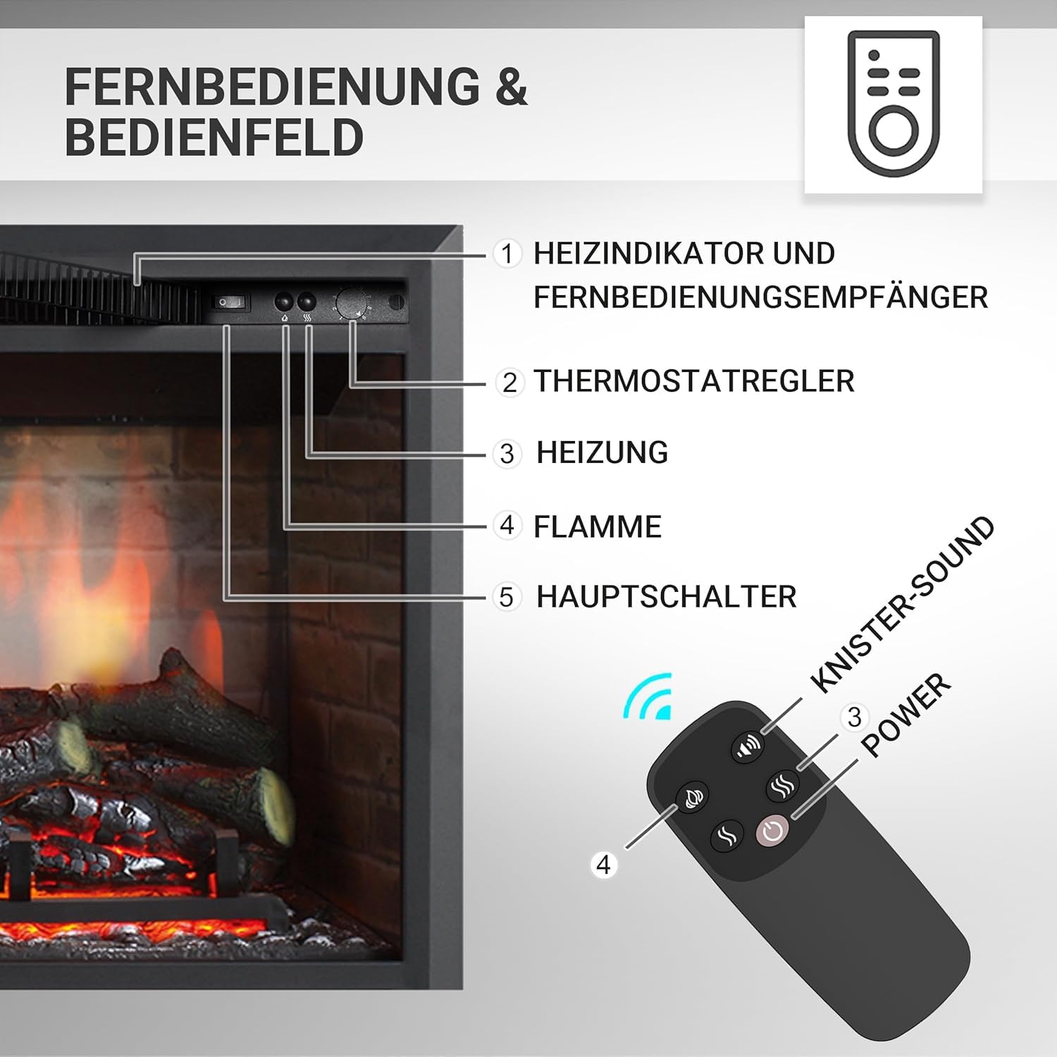 balderia-calida-23-zoll-elektrokamin-schwarz-mit-heizung image 4