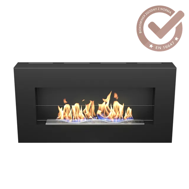 hitze-jazz-bioethanol-wandkamin-h-ngend-schwarz image 1