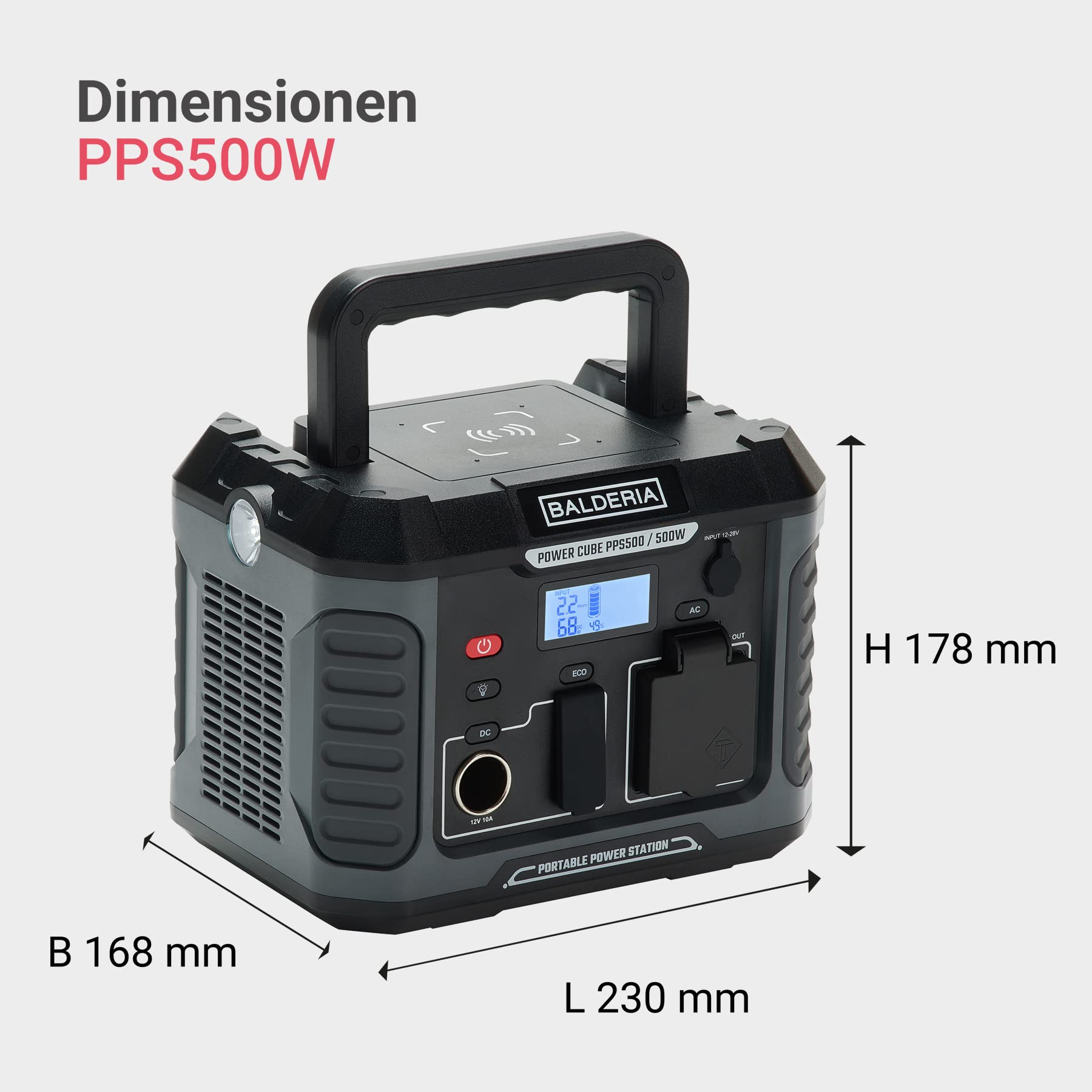 balderia-pps500-powerstation-500w-mit-solarpanel-120w image 5