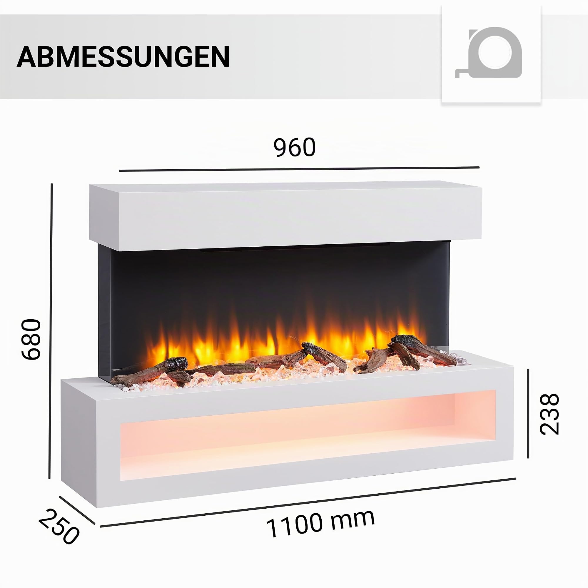 balderia-nikos-elektrokamin-wand-2000w-wei-mit-3d-flamme image 7