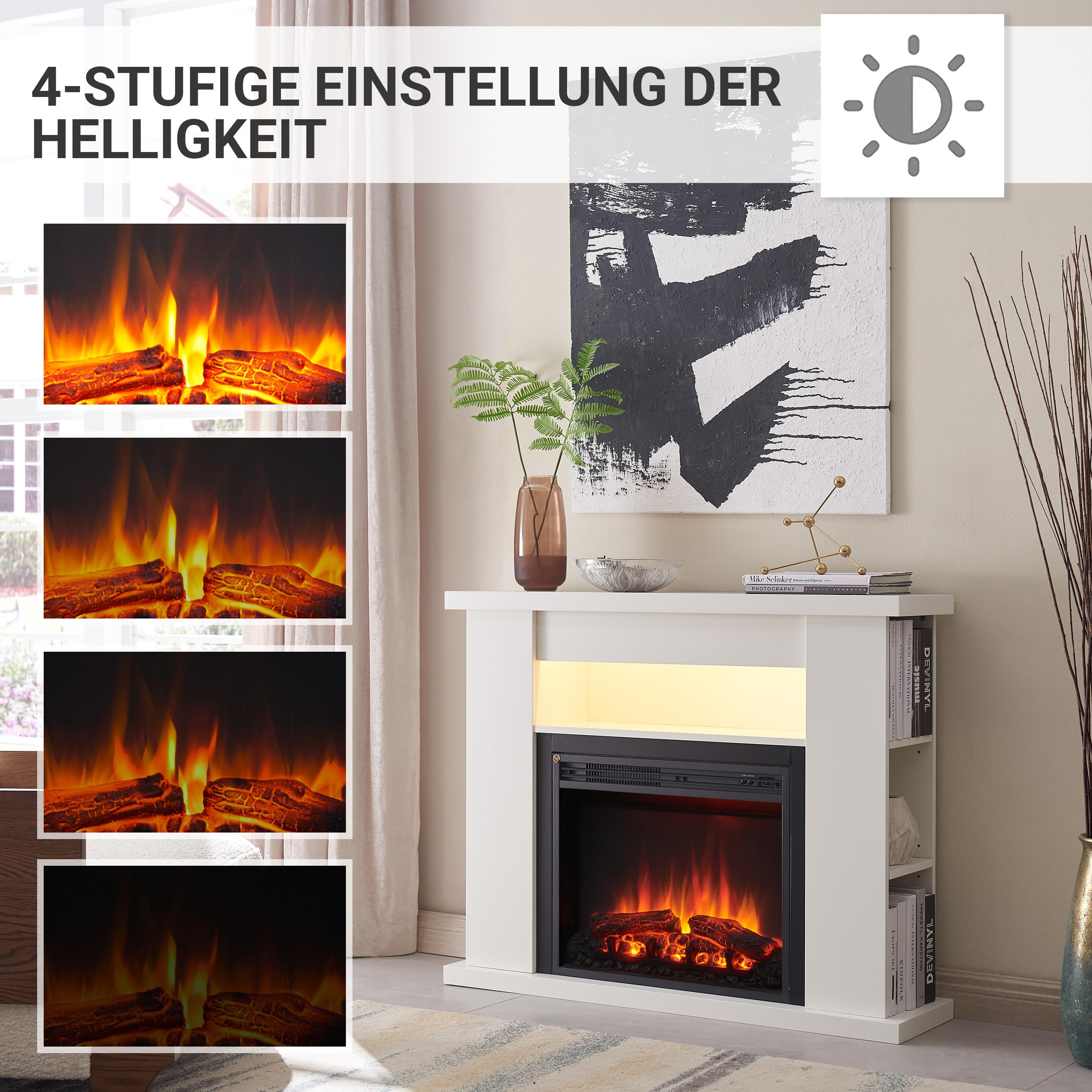 balderia-william-elektrokamin-wei-2000w-mit-3d-flamme image 3