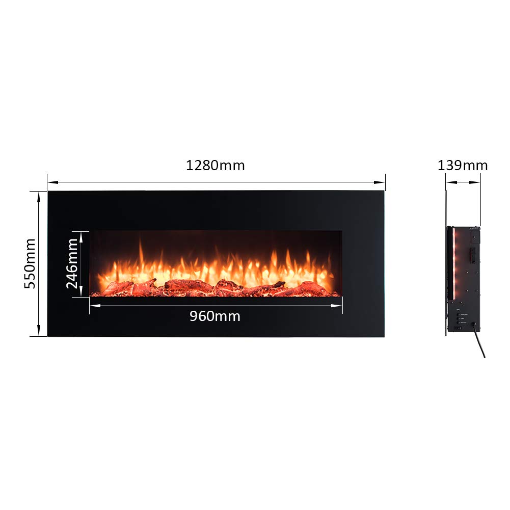 balderia-vanadis-wandkamin-schwarz-mit-heizung-2000w image 8