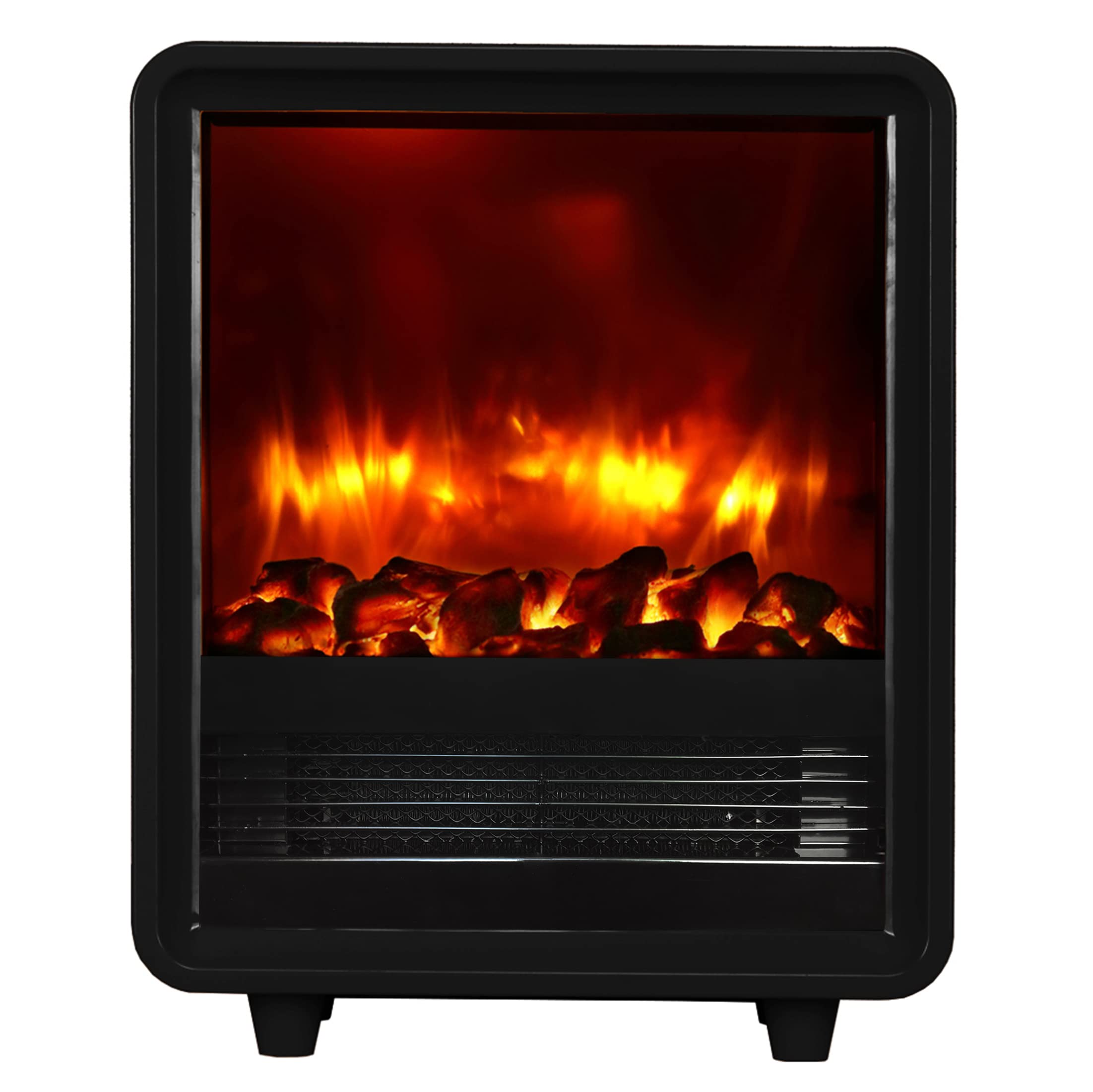 balderia-george-elektrokamin-schwarz-mit-2000w-heizung image 1