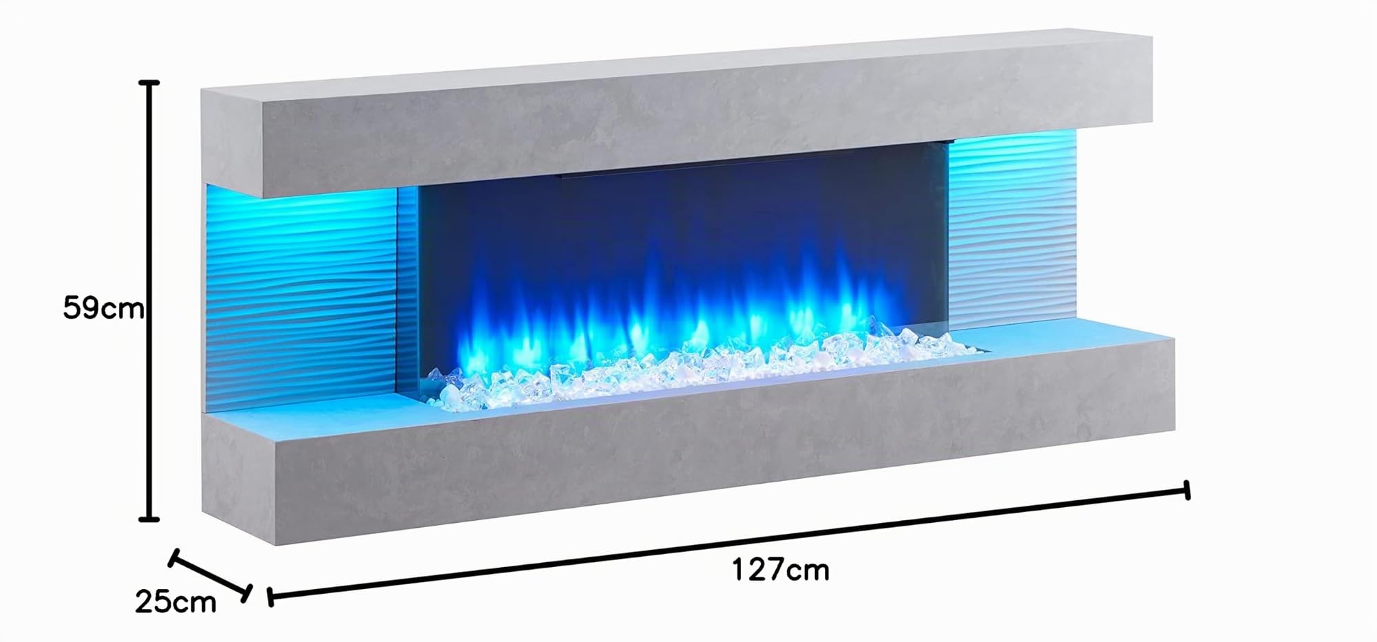 balderia-hestia-elektrokamin-2000w-betongrau-wandkamin image 2