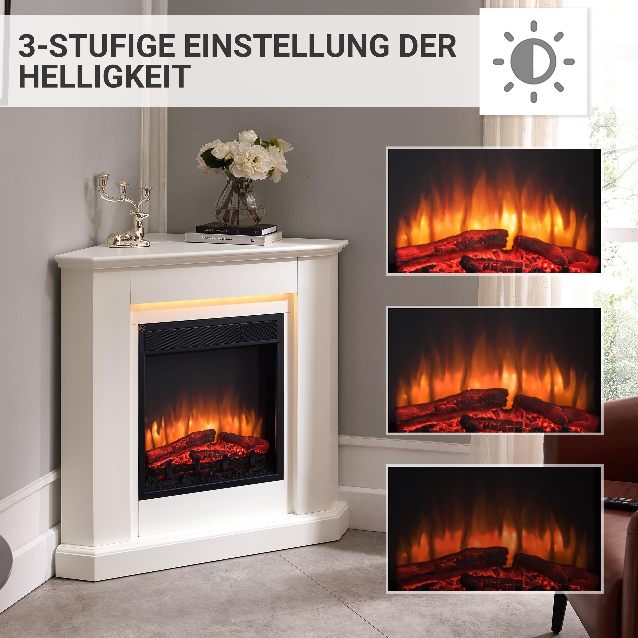 balderia-candela-eckkamin-wei-mit-heizung-2000w image 3