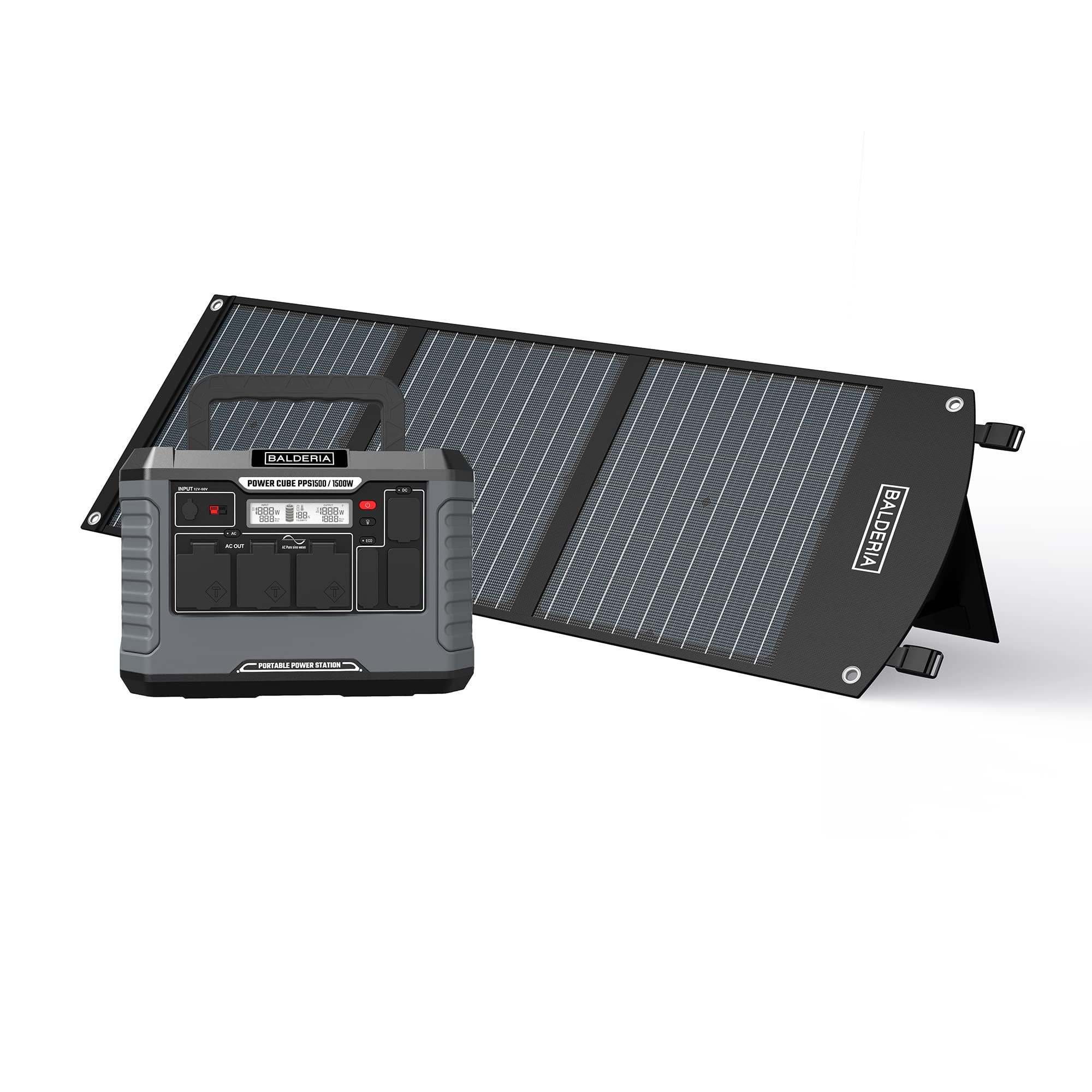 balderia-pps1500-powerstation-mit-solarpanel-60w-1500w-1328wh image 1